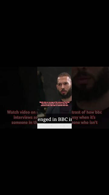 how bbc interviews someone in controversy #andrewtate #tatespeech #tatebrothers #bbc #schofield