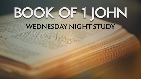 9/20/2023 Wednesday Study: 1 John 1:8 & 2:1-2 #churchofchrist