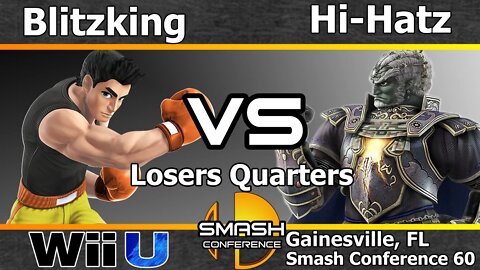 Blitzking (Little Mac) vs. Hi-Hatz (Ganondorf) - Losers Quarters - SC60
