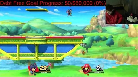 Marth VS Samus On The Hardest Difficulty In A Super Smash Bros Ultimate Match With Live Commentary