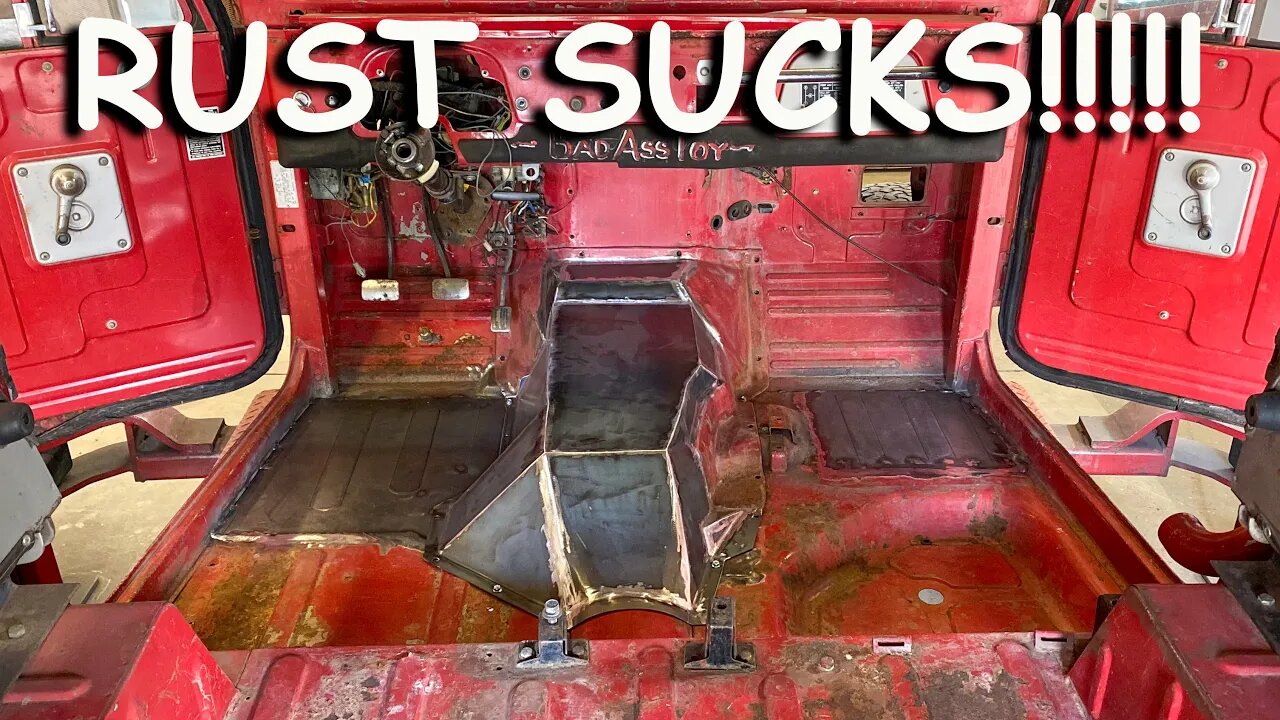 FJ40 Gets A Custom Floor/ Major Rust Repair!!