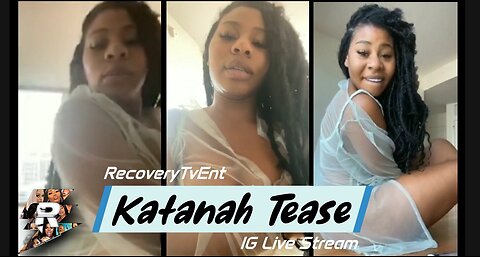 Katanah Tease dancing in lingerie