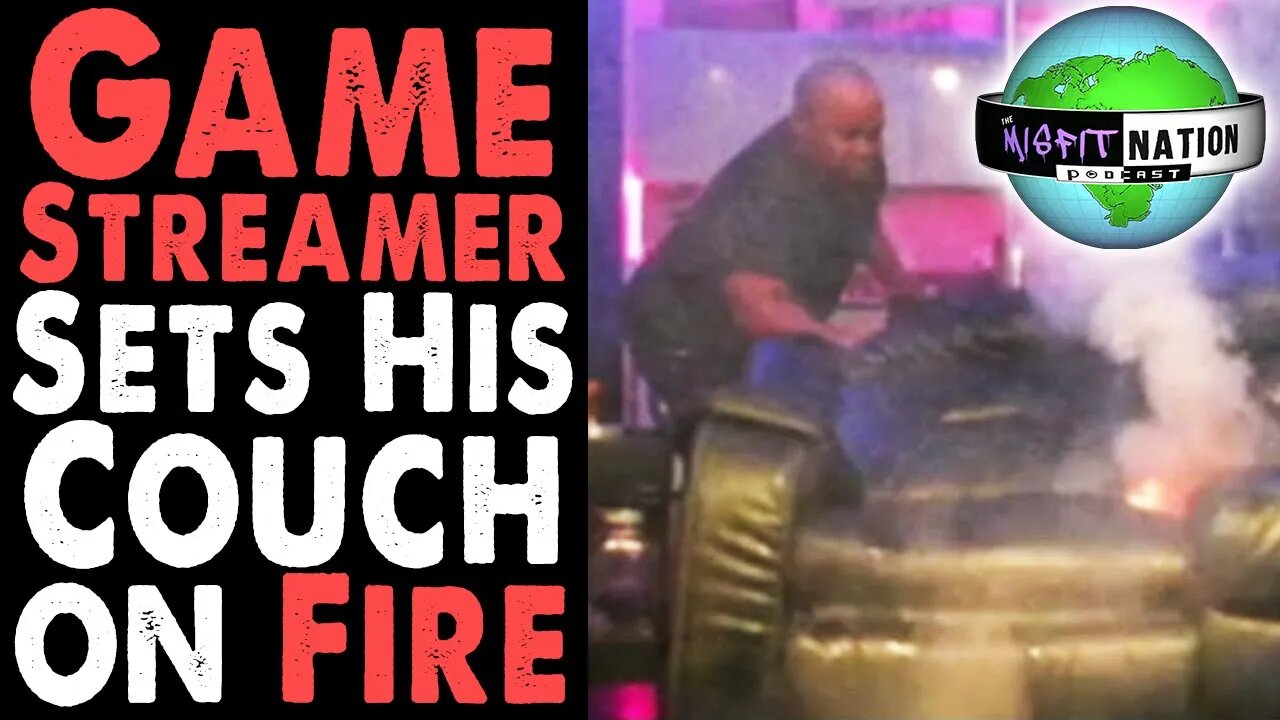 Streamer Accidentally Lights Couch on Fire