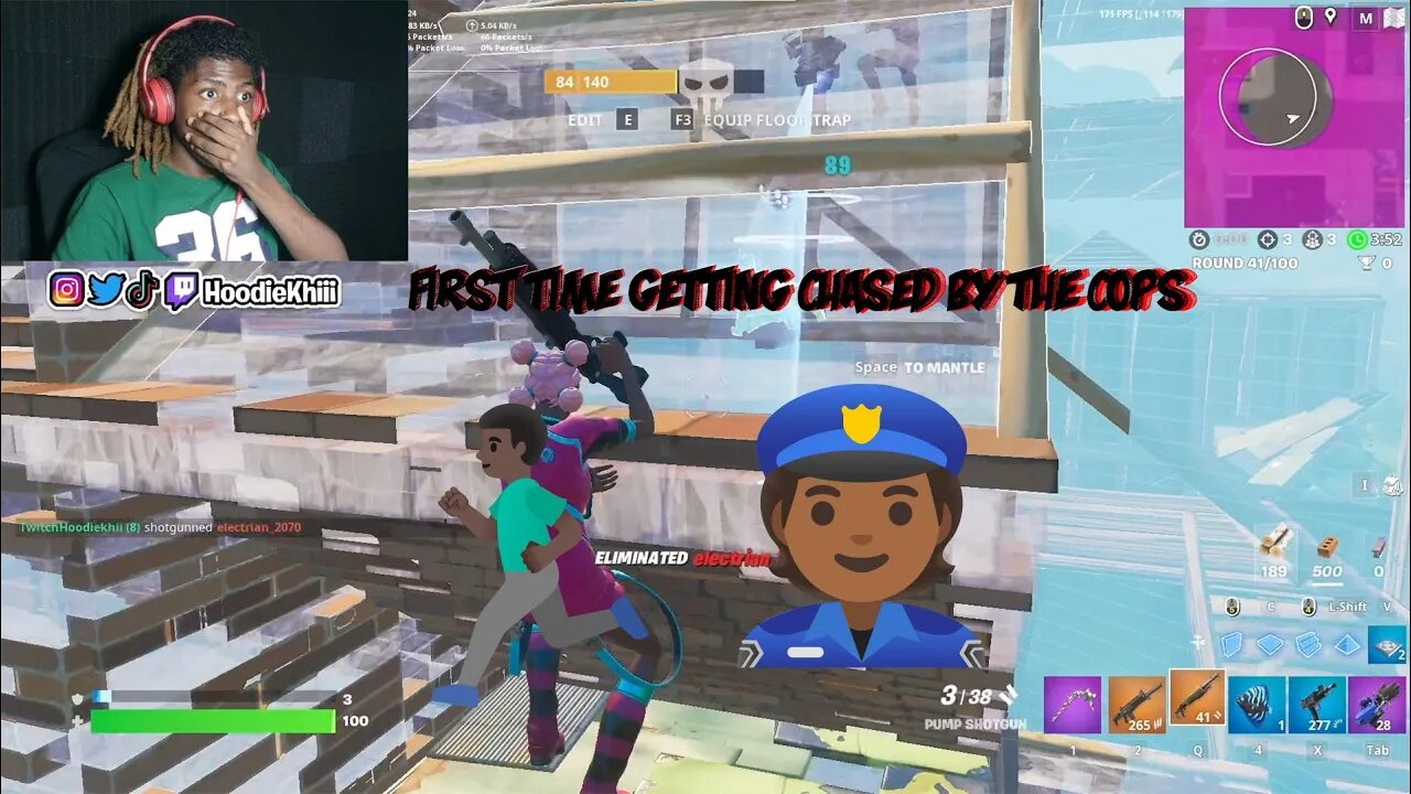 first time running from the cops They almost caught me 🏃🏿♂️ 👮🏿