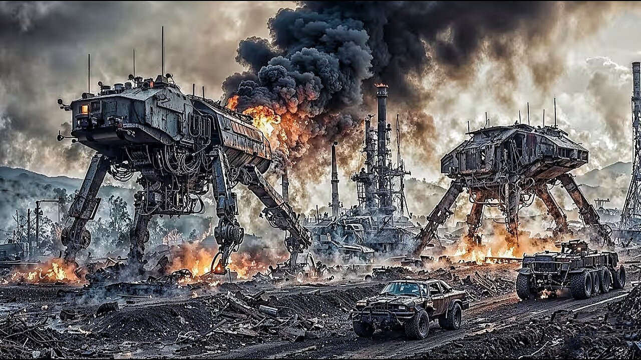 An Unknown Civilization Has Installed Giant Machines On Earth To Extract Its Last Resources