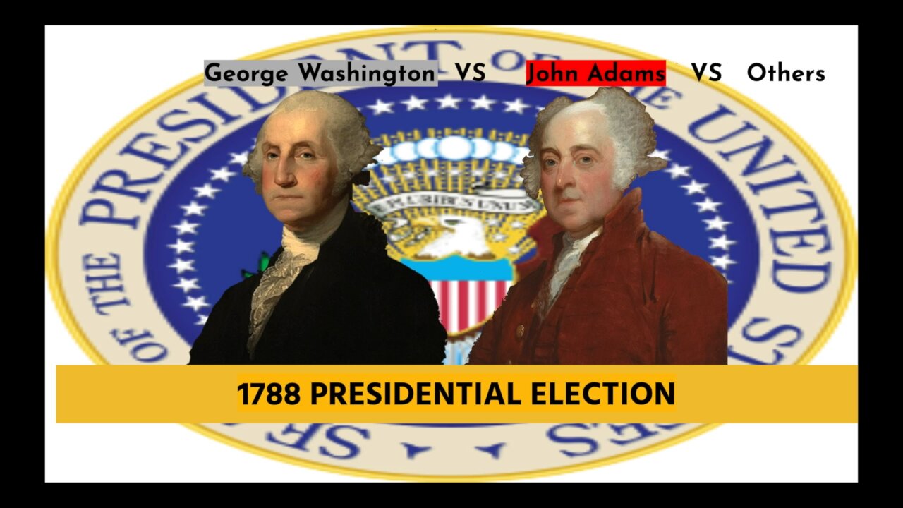 CUSTOM CNN Election Night | 1788 Washington vs Adams vs Others