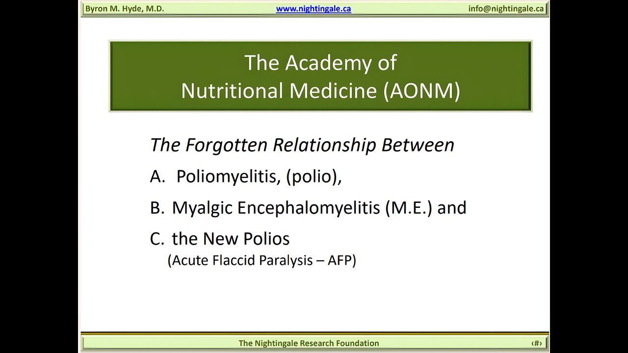 What are "Enteroviruses"? - Byron Hyde, MD