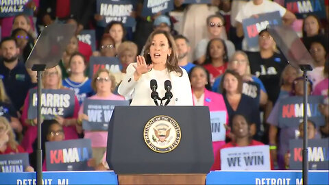 Kamala Harris Shuts Down Hecklers During Campaign Speech In Michigan: 'I'm Speaking'