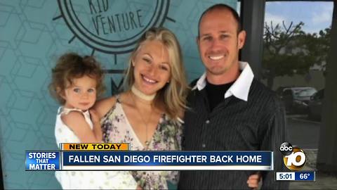 Firefighter killed in Thomas Fire hailed as hero from Ventura to San Diego