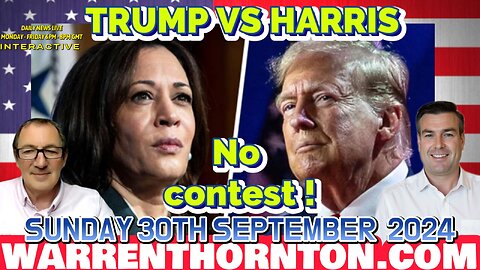 TRUMP VS KAMALA, NO CONTEST! WITH WARREN THORNTON, PAUL BROOKER, LEMBIT OPIK & JAMES TWEEDIE