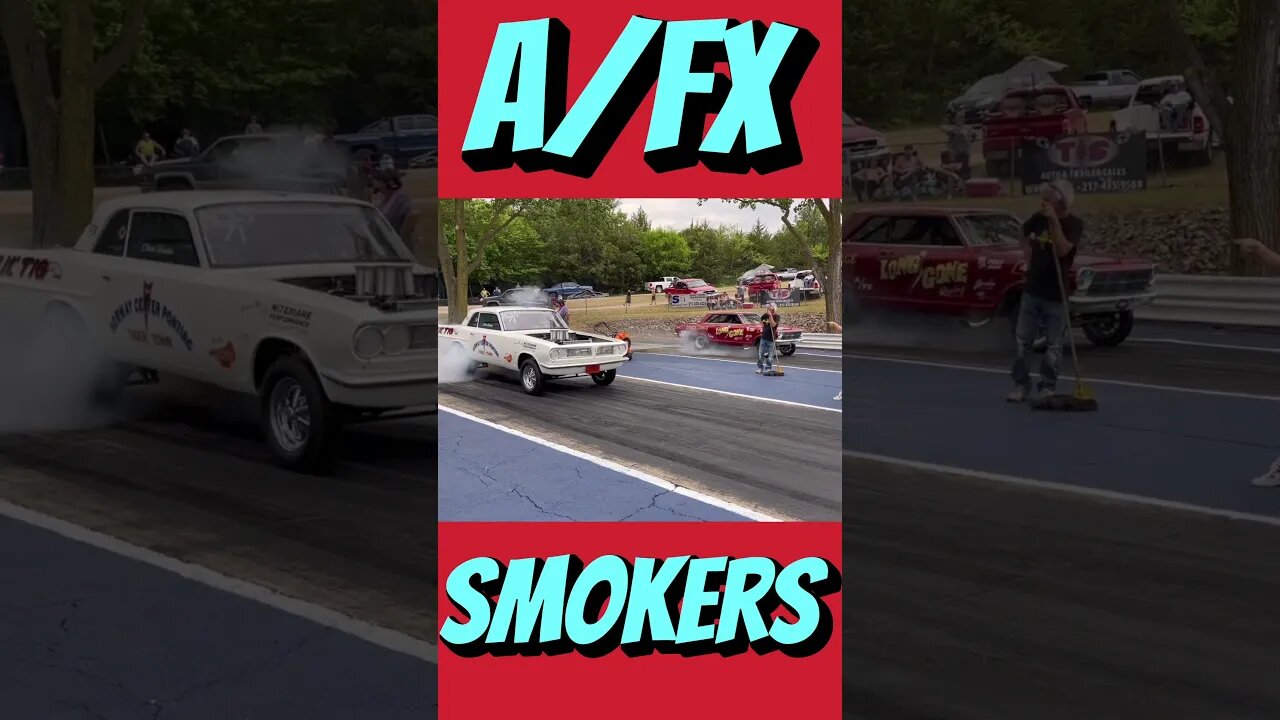 A/FX Pontiac and Chevy Smokey Burnouts #shorts