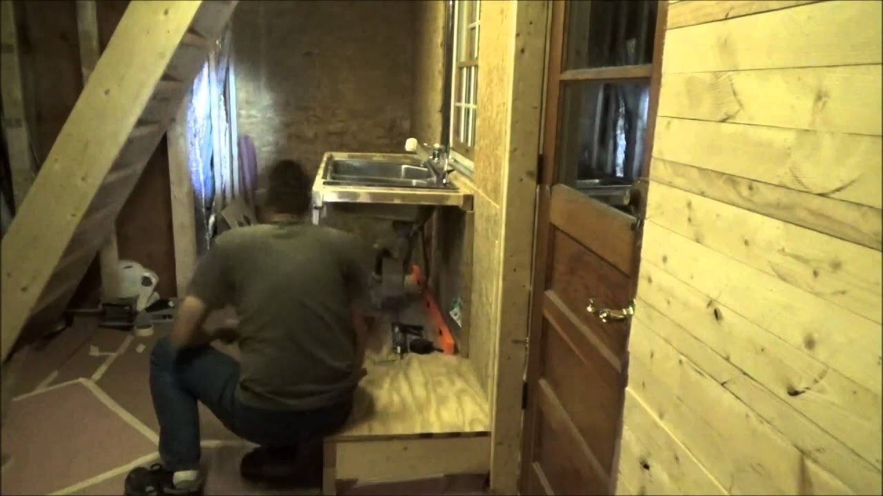 Started Framing The Kitchen Counter In My Tiny House S32