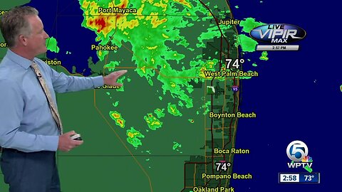 LIVE: Showers, storms impacting Palm Beach County, Treasure Coast