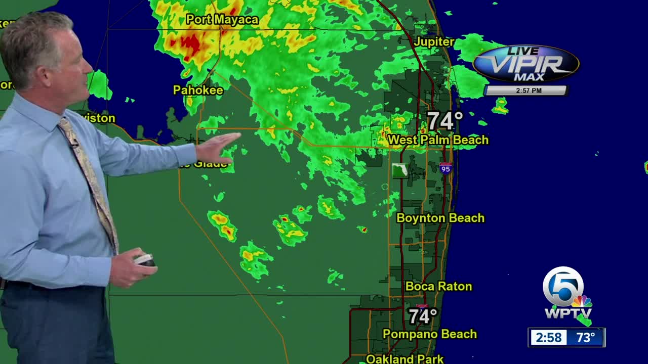 LIVE: Showers, storms impacting Palm Beach County, Treasure Coast
