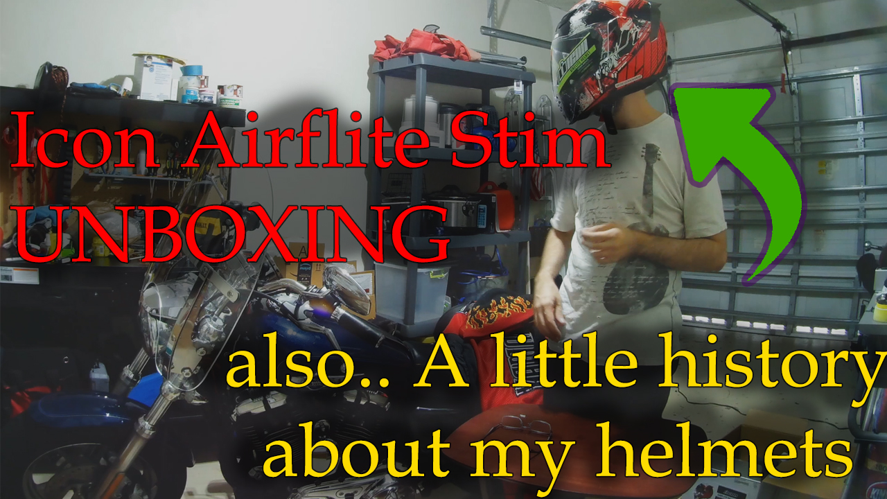 Icon Airflite Stim Unboxing | also.. A little history about my helmets