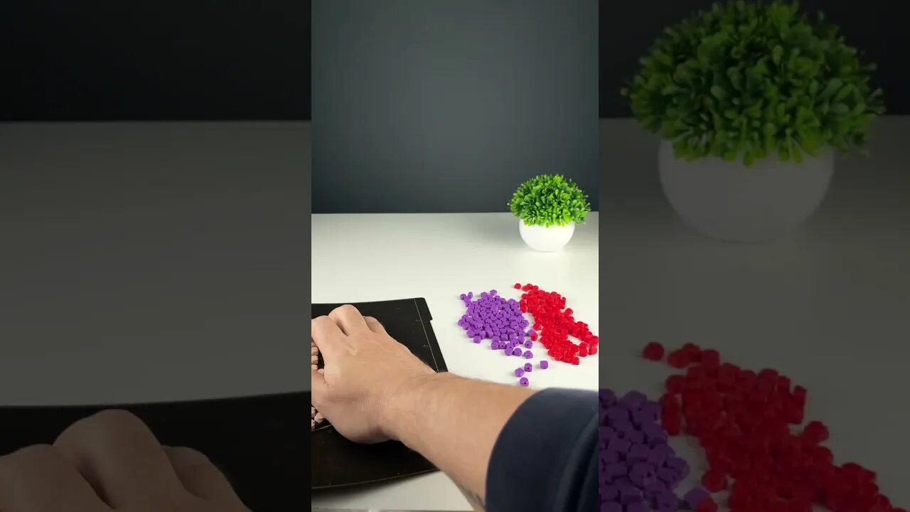 ASMR 3D Printed Pixels #Shorts