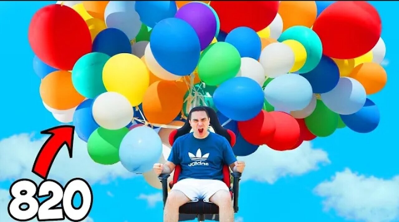 How Many Balloons To Fly A Chair?