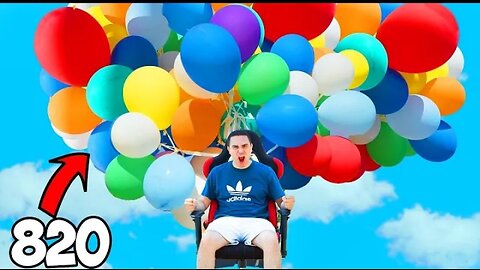 How Many Balloons To Fly A Chair?