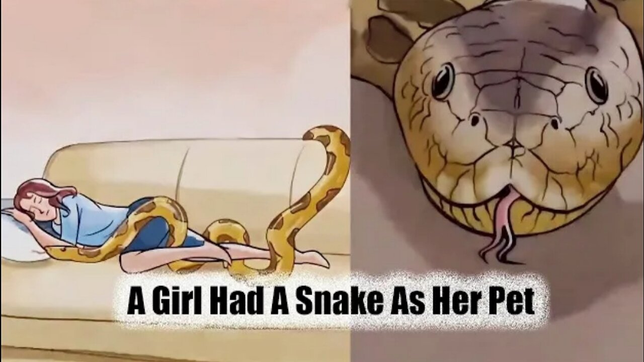 A Girl Had A Snake As Her Pet /"Serpentine Bond"