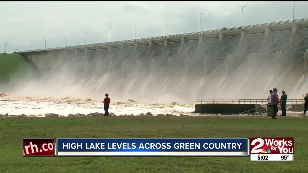 High Lake Levels across green country