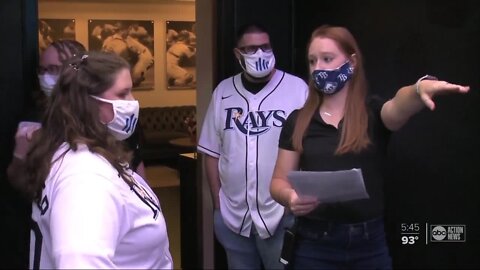 Longtime Rays fans get married at 'The Trop'