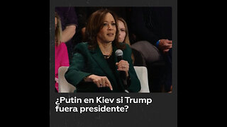 Harris acusa a Trump de intentar “complacer” a Putin