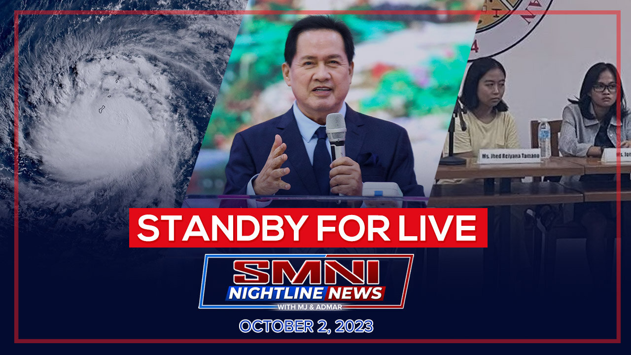 SMNI Nightline News with Admar Vilando & MJ Mondejar | October 2, 2023