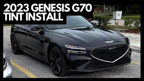 2023 Genesis G70 | Driver Window Installation