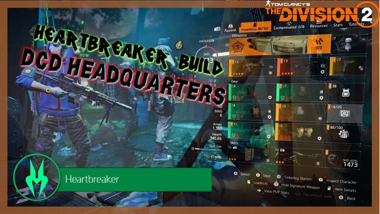 Heartbreaker build - DCD Headquarters | The Division 2