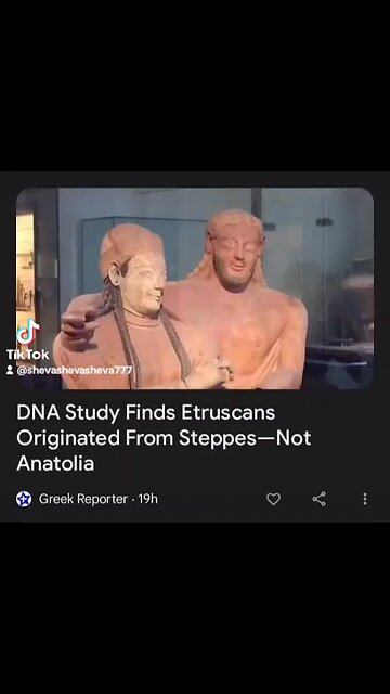 Etruscans, Romans, Italians are Central Asians