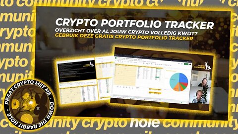 Master Sheets Portfolio Tracker voor Crypto! Hoe jij je investeringen makkelijk kan tracken!