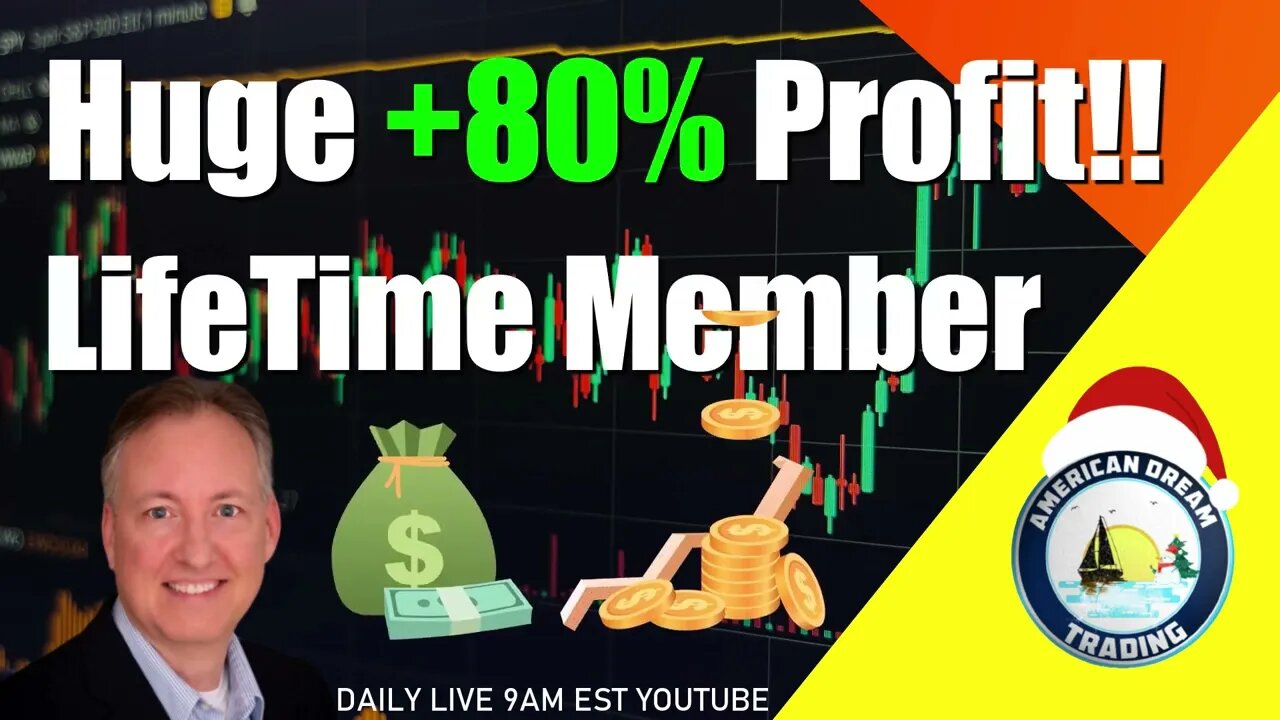 Huge +80% Profit Lifetime Member Stock Market