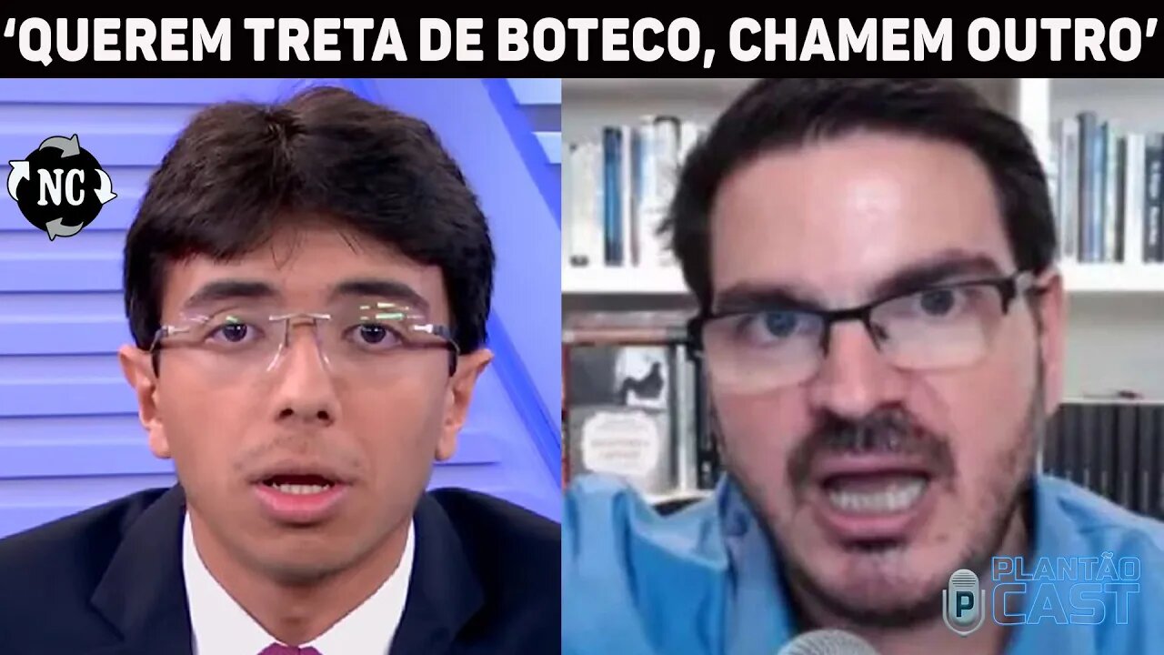 Rodrigo Constantino 'explode' e abandona jornal da Jovem Pan ao vivo em meio à discussão: ‘Cansei'