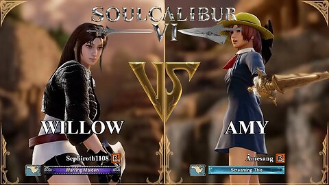 SoulCalibur VI — Sephiroth1108 (Willow) VS Amesang (Amy) | Xbox Series X Ranked