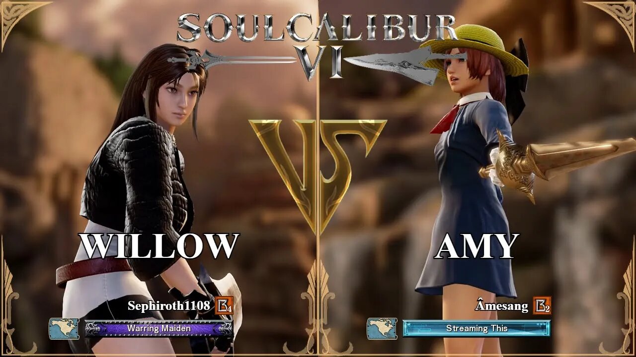 SoulCalibur VI — Sephiroth1108 (Willow) VS Amesang (Amy) | Xbox Series X Ranked