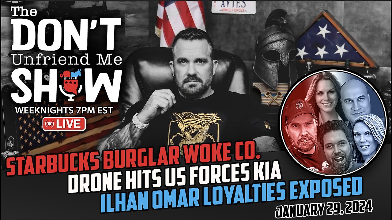 🚨 LIVE: Drone Strike // Ilhan Omar // Starbucks Woke // Much More…