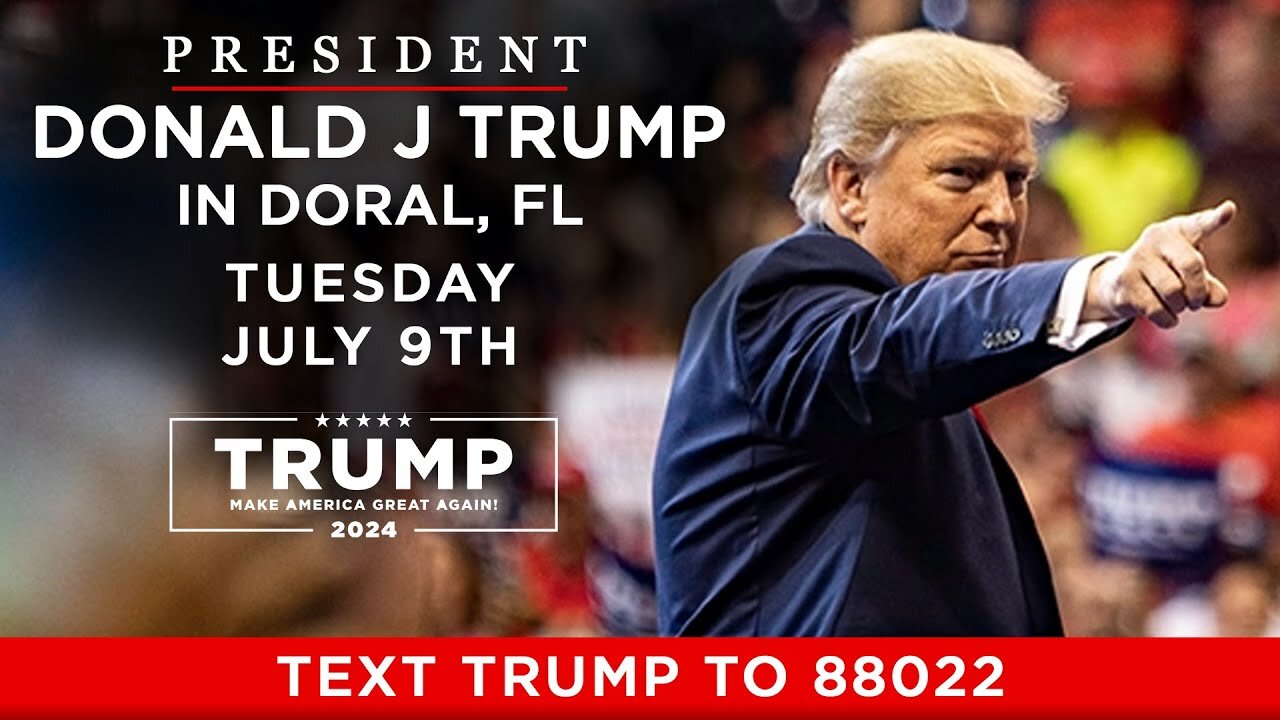 President Trump in Doral, Florida