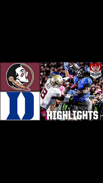 Florida State Seminoles vs. Duke Blue Devils | Full Game Highlights | ESPN College Football