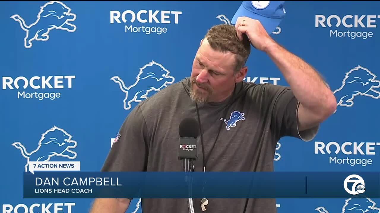 Dan Campbell excited for Lions to unveil Barry Sanders statue