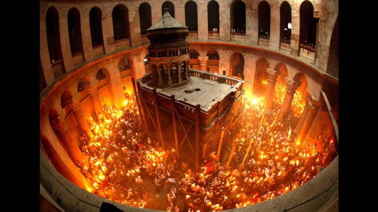 Pogorârea Sfintei Lumini la Biserica Sfântului Mormânt al Mântuitorului nostru Iisus Hristos