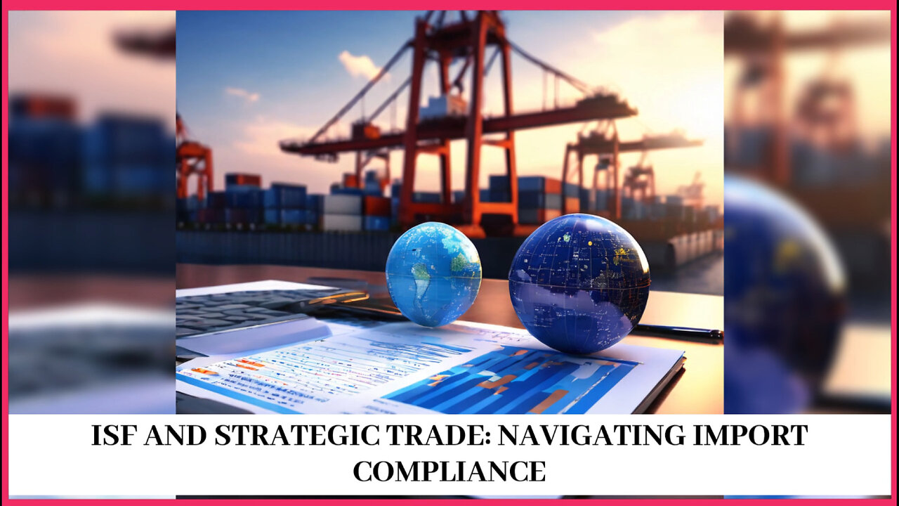 Mastering Importer Security Filing: Navigating Strategic Trade Controls