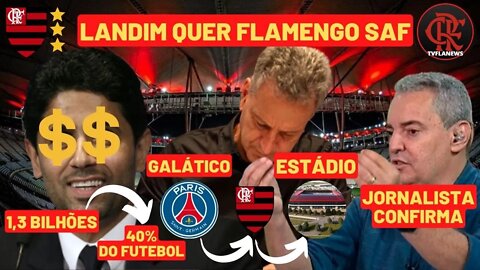 LANDIM QUER FLAMENGO SAF👀 INVESTIDORES DO EXTERIOR😱 ESTÁDIO DO MENGÃO🤩
