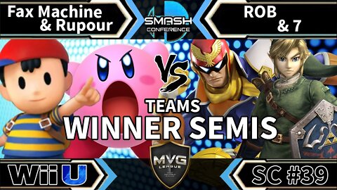 Fax Machine & Rupour vs. ROB & 7 - Teams SSB4 Winners Semis - Smash Conference 39