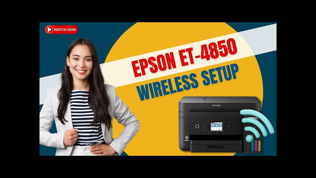 Epson ET-4850 Wireless Setup