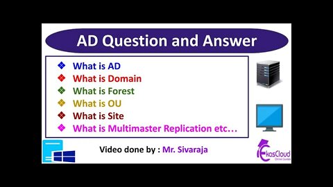#Windows Server AD Interview Q and A _ Ekascloud _ English