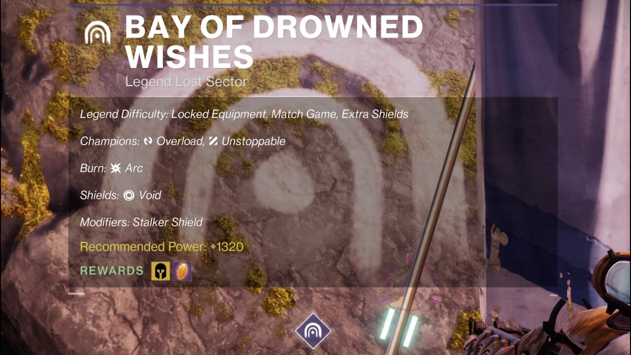 Destiny 2, Legend Lost Sector, Bay of Drowned Wishes on the Dreaming City 12-23-21