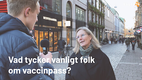 Vad tycker vanligt om folk om vaccinpass