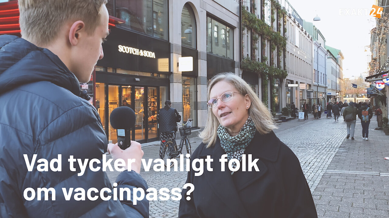 Vad tycker vanligt om folk om vaccinpass