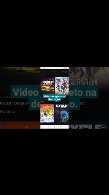 Dezenas de jogos grátis na Epic Games - Veja completo no link da descrição