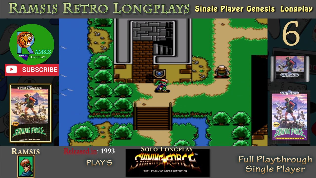 Shining Force | 1993 | GEN | Episode 6 | Full Playthrough and Let's Play | Chapter 2 | #6